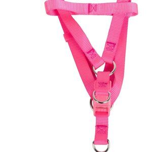 Vibrant Life Nylon Step-in Dog Harness, Pink, Medium
